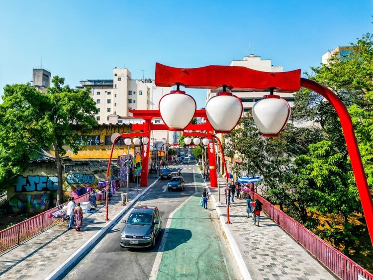 Bairro da Liberdade em São Paulo