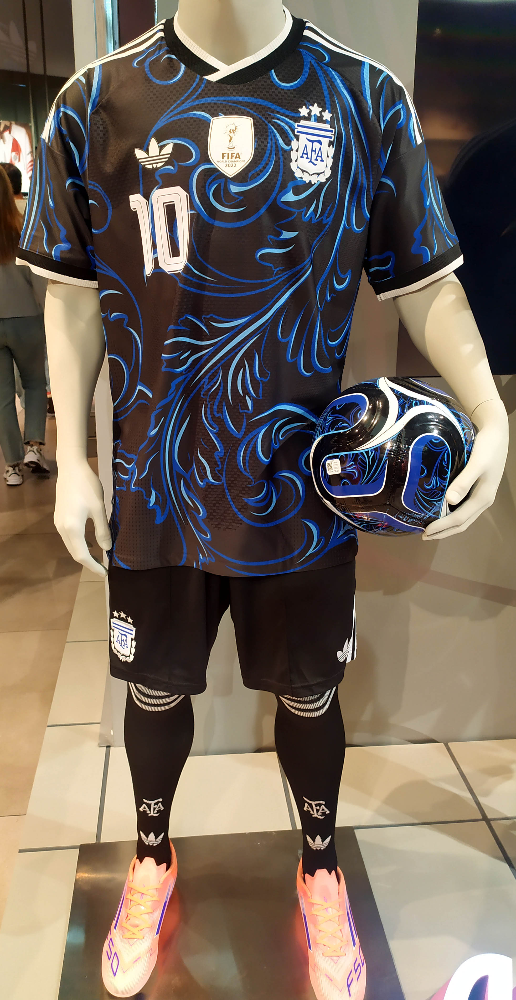 Le maillot bleu argentin fait partie de la superstition avant la demi-finale.