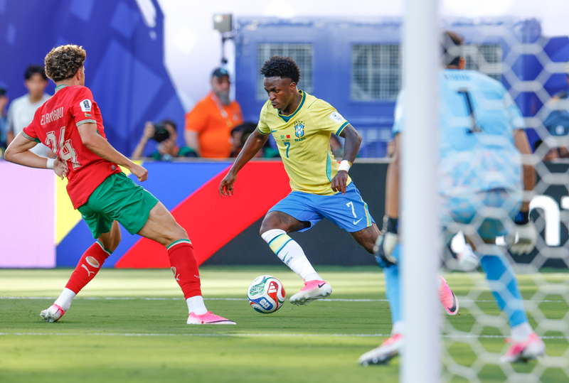 Lance de Brasil e Marrocos no MetLife Stadium