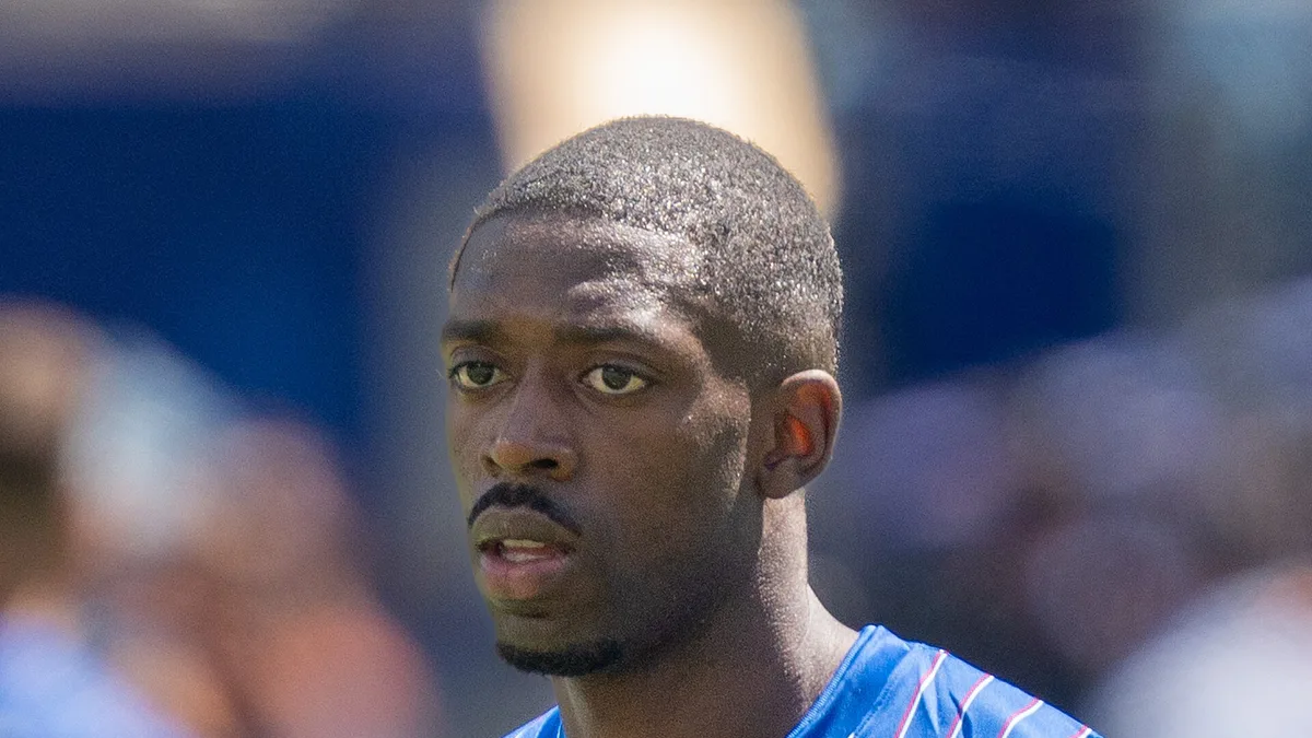 Ousmane Dembélé amplia as alternativas do ataque francês.